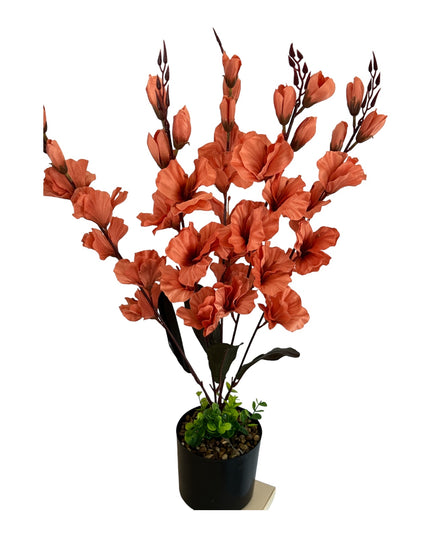 Ghiveci Orhidee artificială 65cm