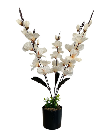 Ghiveci Orhidee artificială 65cm