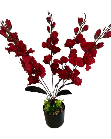 Ghiveci Orhidee artificială 65cm