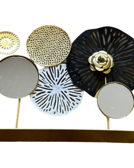 Decor metalic Floral 30cm