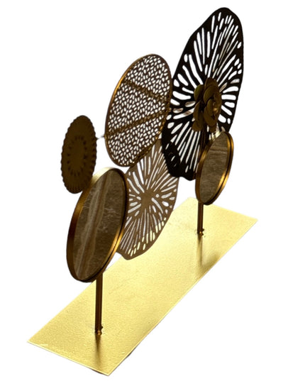 Decor metalic Floral 30cm