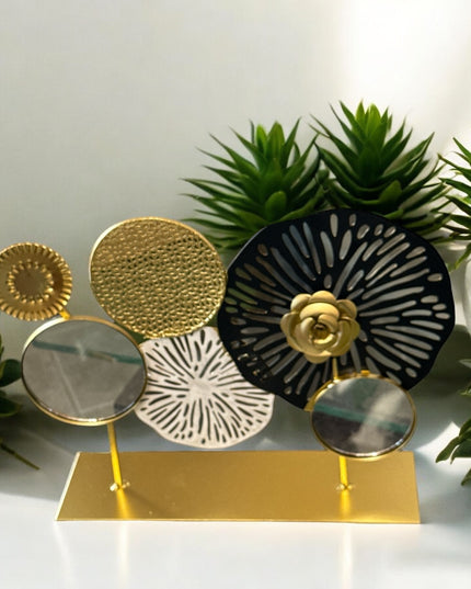 Decor metalic Floral 30cm