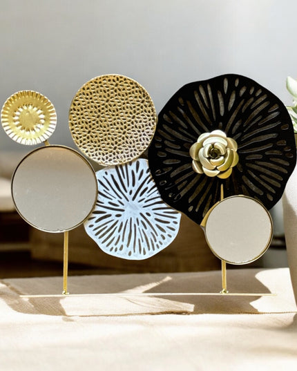 Decor metalic Floral 30cm