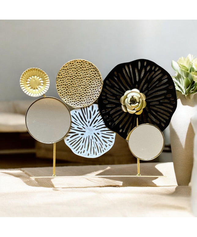 Decor metalic Floral 30cm