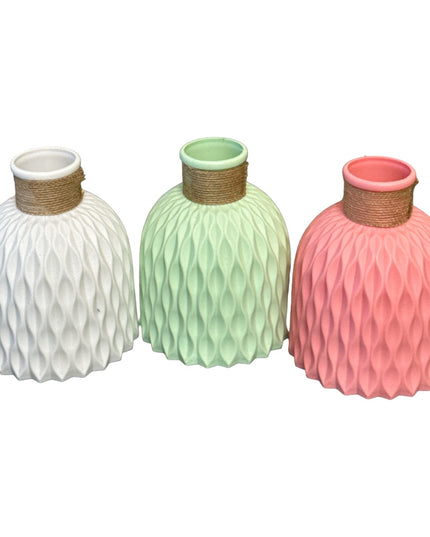 Vaze plastic 3/set P064 15cm