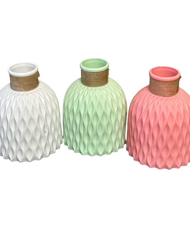 Vaze plastic 3/set P064 15cm