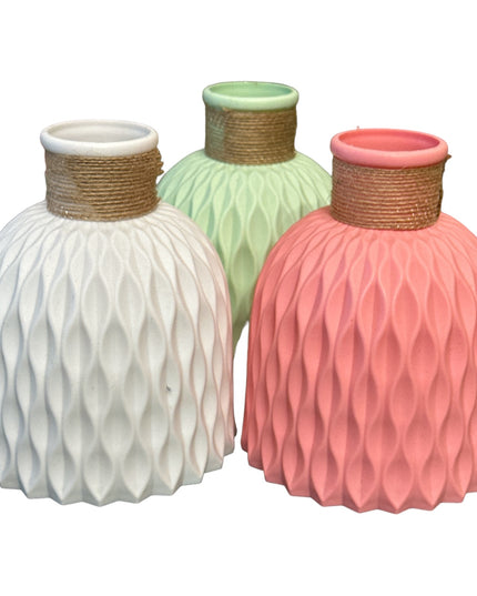 Vaze plastic 3/set P064 15cm