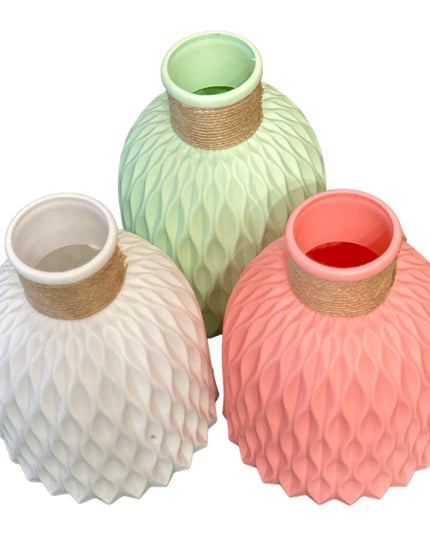 Vaze plastic 3/set P064 15cm