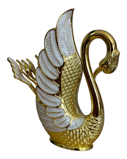 Suport Lebădă cu 6 lingurițe 15cm