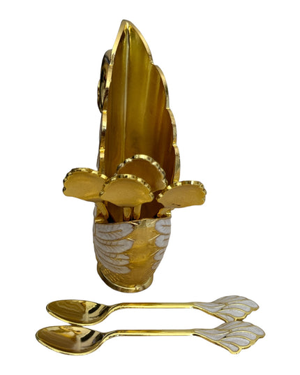 Suport Lebădă cu 6 lingurițe 15cm