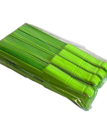 Evantai plastic cu pânză 6/set