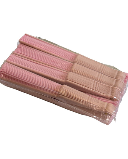 Evantai plastic cu pânză 6/set