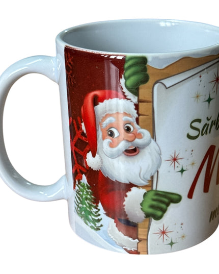 Cană Crăciun cu mesaj pentru Femei