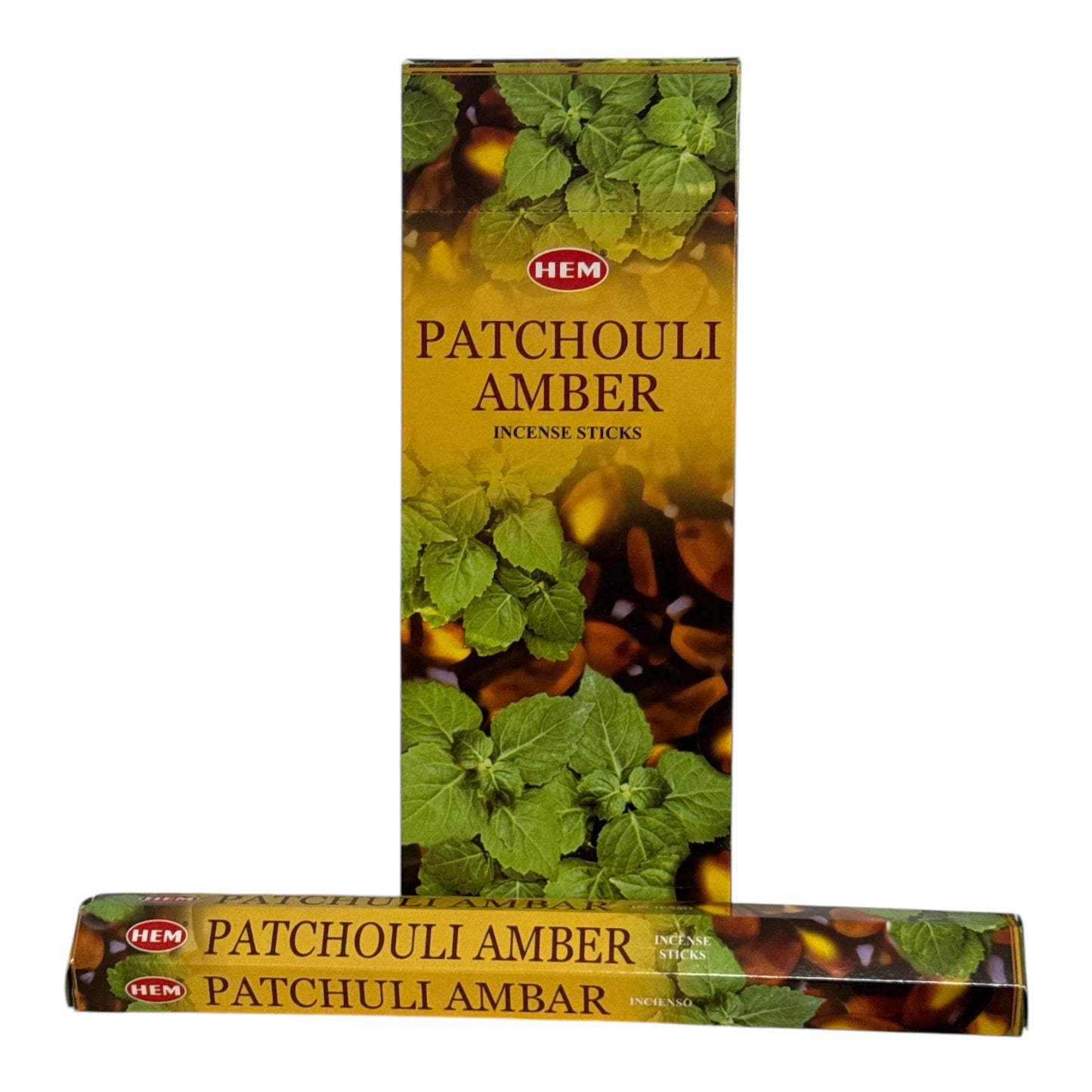 Bețișoare parfumate HEM 6/set PATCHOULI AMBER