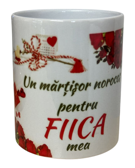 Cană cu mesaj Mărțișor pentru Femei 330ml