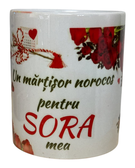 Cană cu mesaj Mărțișor pentru Femei 330ml
