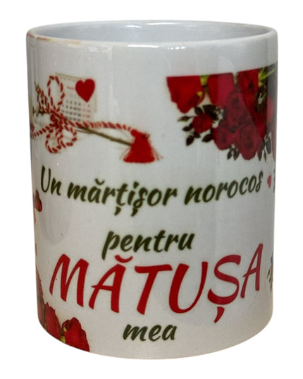 Cană cu mesaj Mărțișor pentru Femei 330ml
