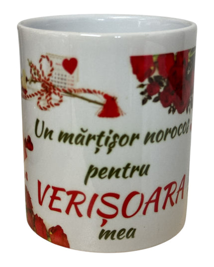 Cană cu mesaj Mărțișor pentru Femei 330ml