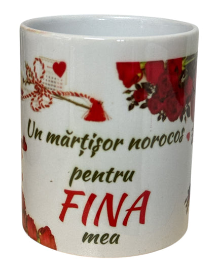 Cană cu mesaj Mărțișor pentru Femei 330ml