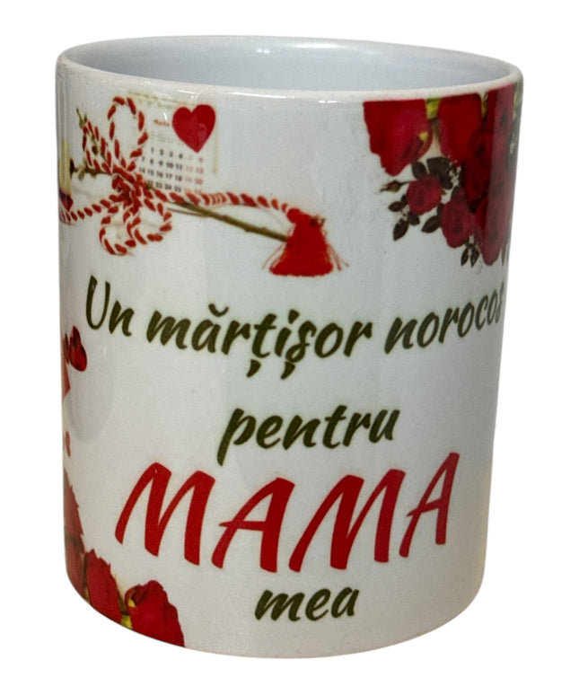 Cană cu mesaj Mărțișor pentru Femei 330ml