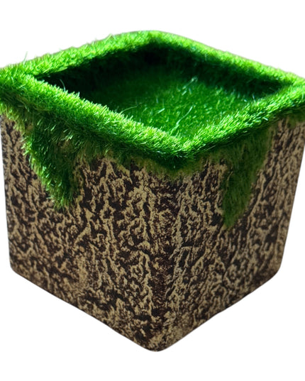 Ghiveci plin pentru aranjamente model Piatră 7x7cm