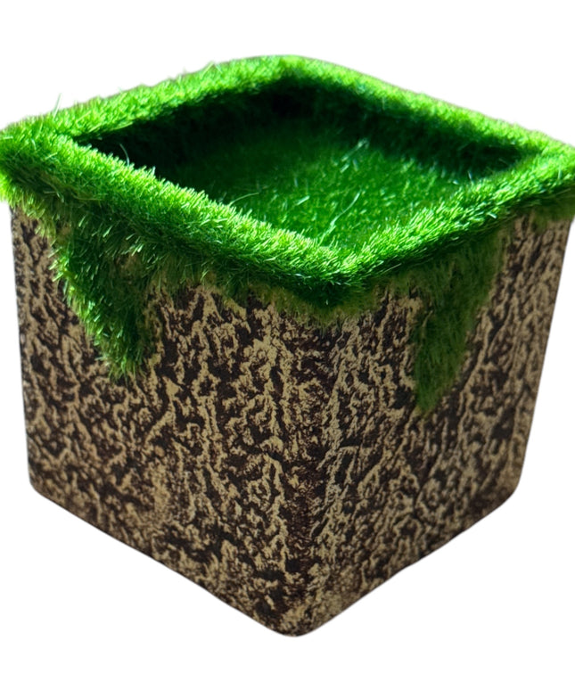 Ghiveci plin pentru aranjamente model Piatră 7x7cm