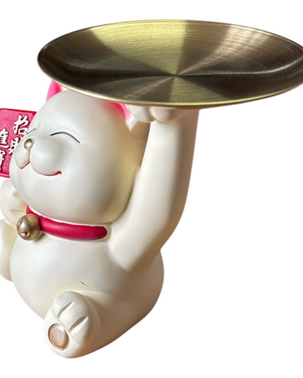 Pisică decor suport chei și pușculiță 17cm 1217-5