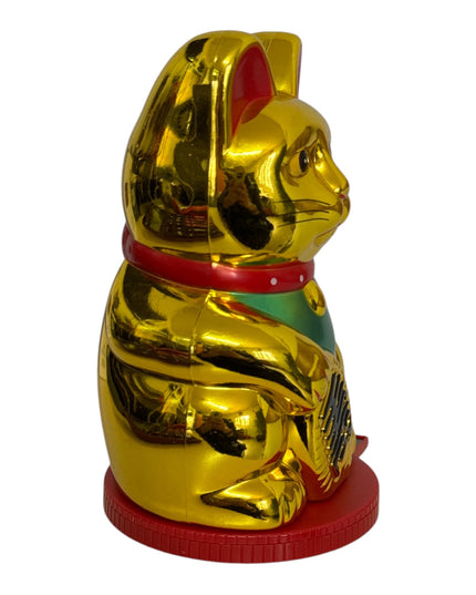 Pisica norocoasă Maneki solară 16cm 1226-1