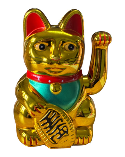 Pisica norocoasă cu baterii Maneki 16cm 1226-2