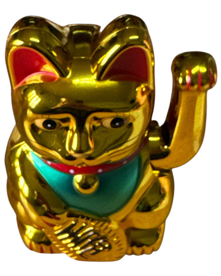 Pisica norocoasă cu baterii Maneki 16cm 1226-2