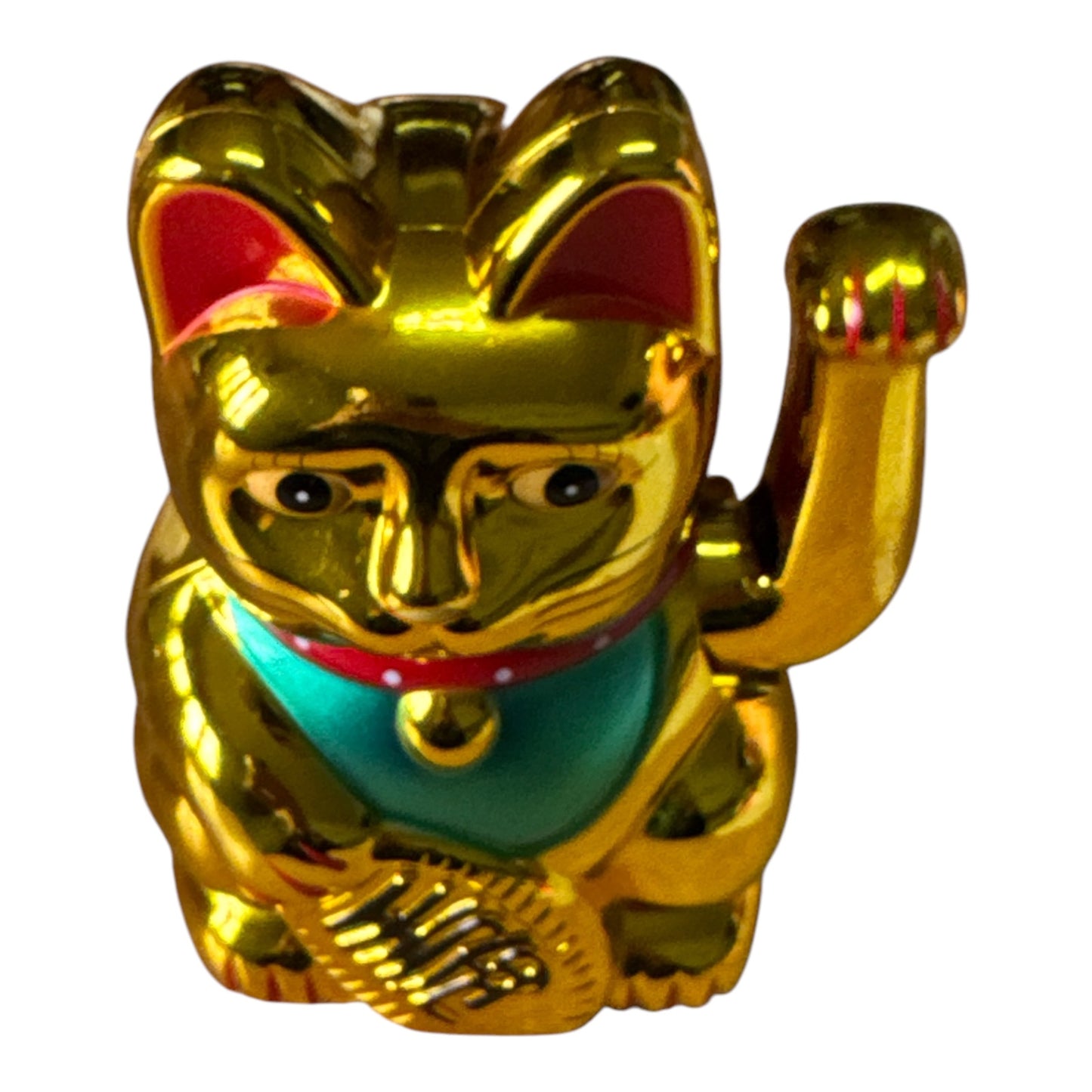Pisica norocoasă cu baterii Maneki 16cm 1226-2