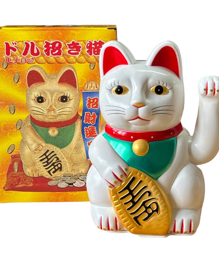 Pisica norocoasă cu baterii Maneki 21cm 1226-3