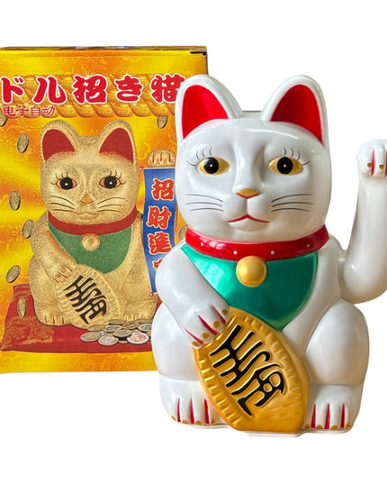 Pisica norocoasă cu baterii Maneki 21cm 1226-3