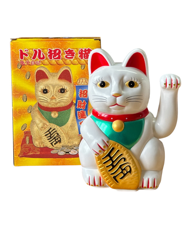 Pisica norocoasă cu baterii Maneki 21cm 1226-3