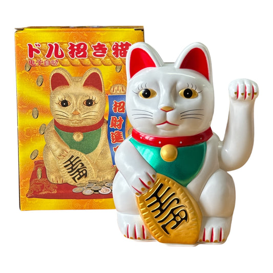Pisica norocoasă cu baterii Maneki 21cm 1226-3