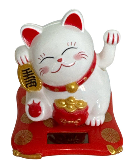 Pisica norocoasă Maneki solară 8cm 1226-5