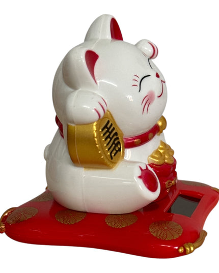 Pisica norocoasă Maneki solară 8cm 1226-5