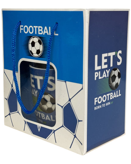 Set cadou cană cu linguriță Football ZH235