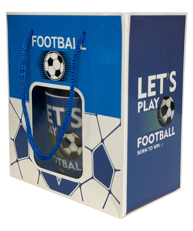 Set cadou cană cu linguriță Football ZH235