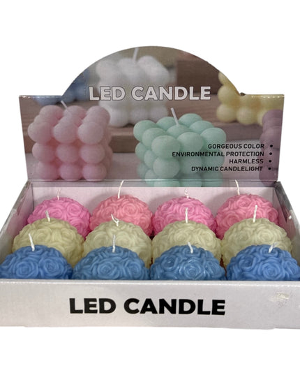 Lumânare LED Magic Rose 12set 5cm 1213-11