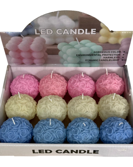 Lumânare LED Magic Rose 12set 5cm 1213-11