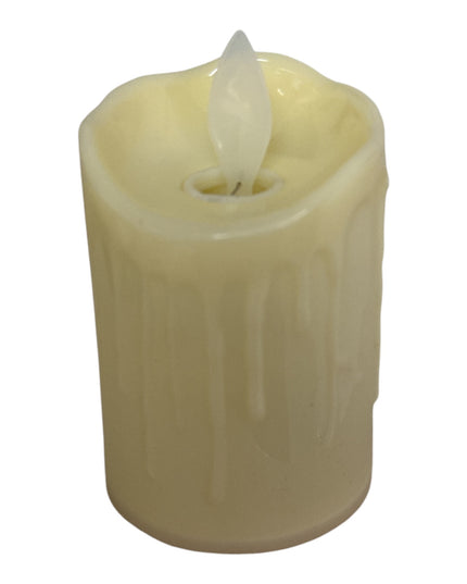 Lumânare decorativă LED flacără fixă 12/set 8x5cm 1213-2