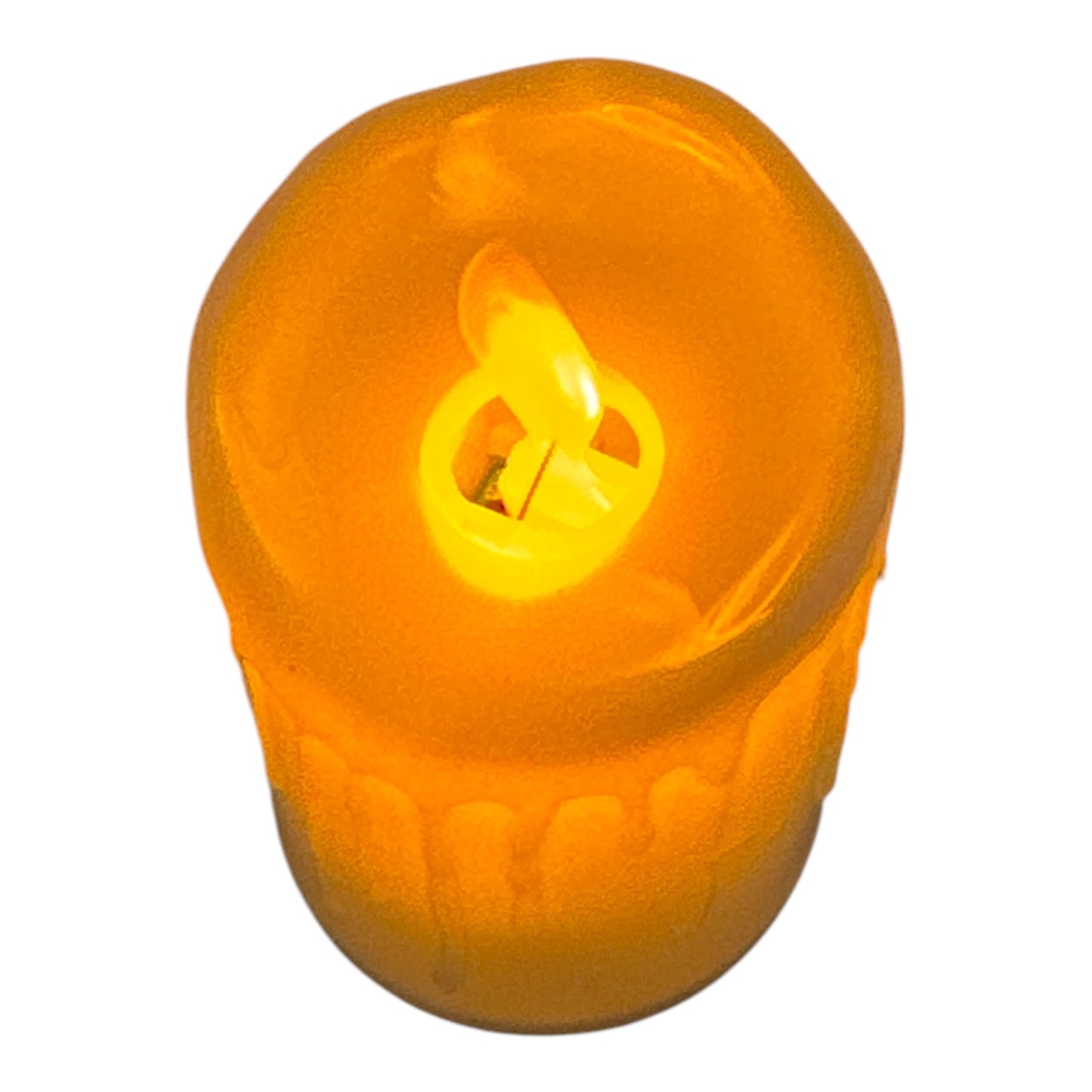 Lumânare decorativă LED flacără fixă 12/set 8x5cm 1213-2