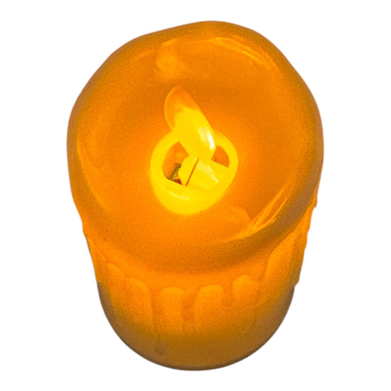 Lumânare decorativă LED flacără fixă 12/set 8x5cm 1213-2