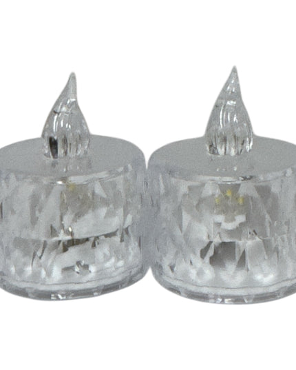 Lumânare LED Pastilă Cristal 24/set 5x4cm 1213-10