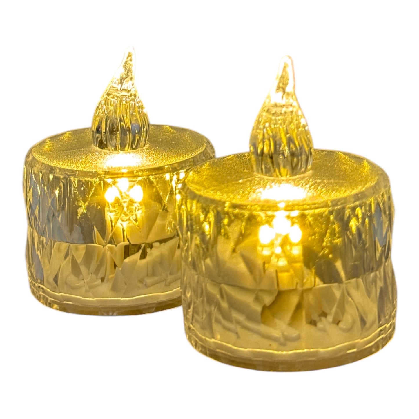 Lumânare LED Pastilă Cristal 24/set 5x4cm 1213-10