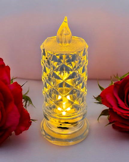 Lumânare LED Cristal 12set 10x5cm 1213-18