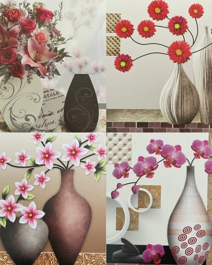 Tablou cu flori  24 x 24cm