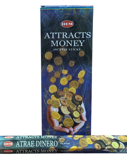 Bețișoare parfumate HEM 6/set ATTRACTS MONEY
