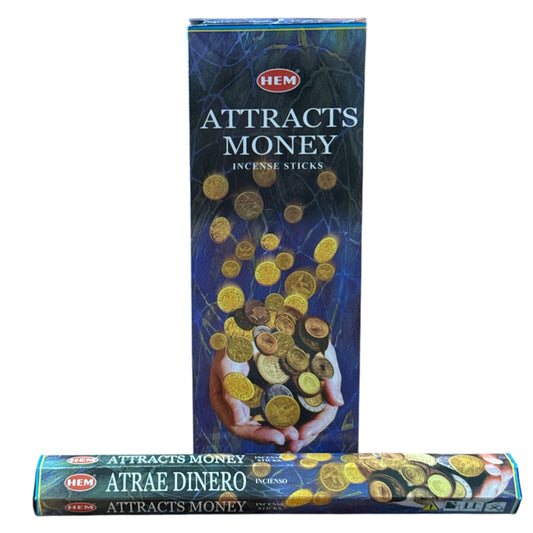 Bețișoare parfumate HEM 6/set ATTRACTS MONEY